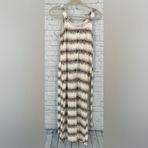 Monteau Los Angeles long pant romper tie dye xs with belt